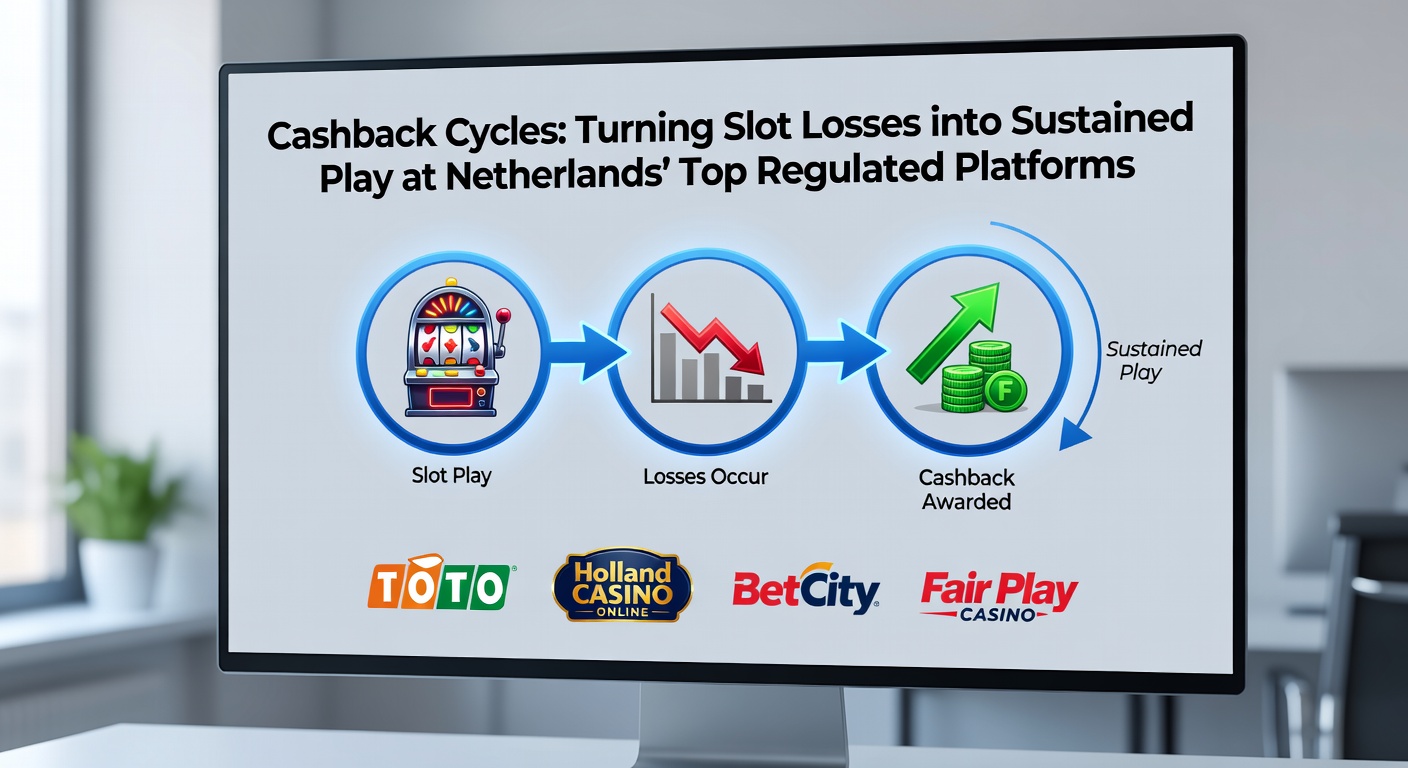 Voorbeeld van een cashback dashboard op een Nederlands gokkastenplatform met cyclusoverzichten en beloningen