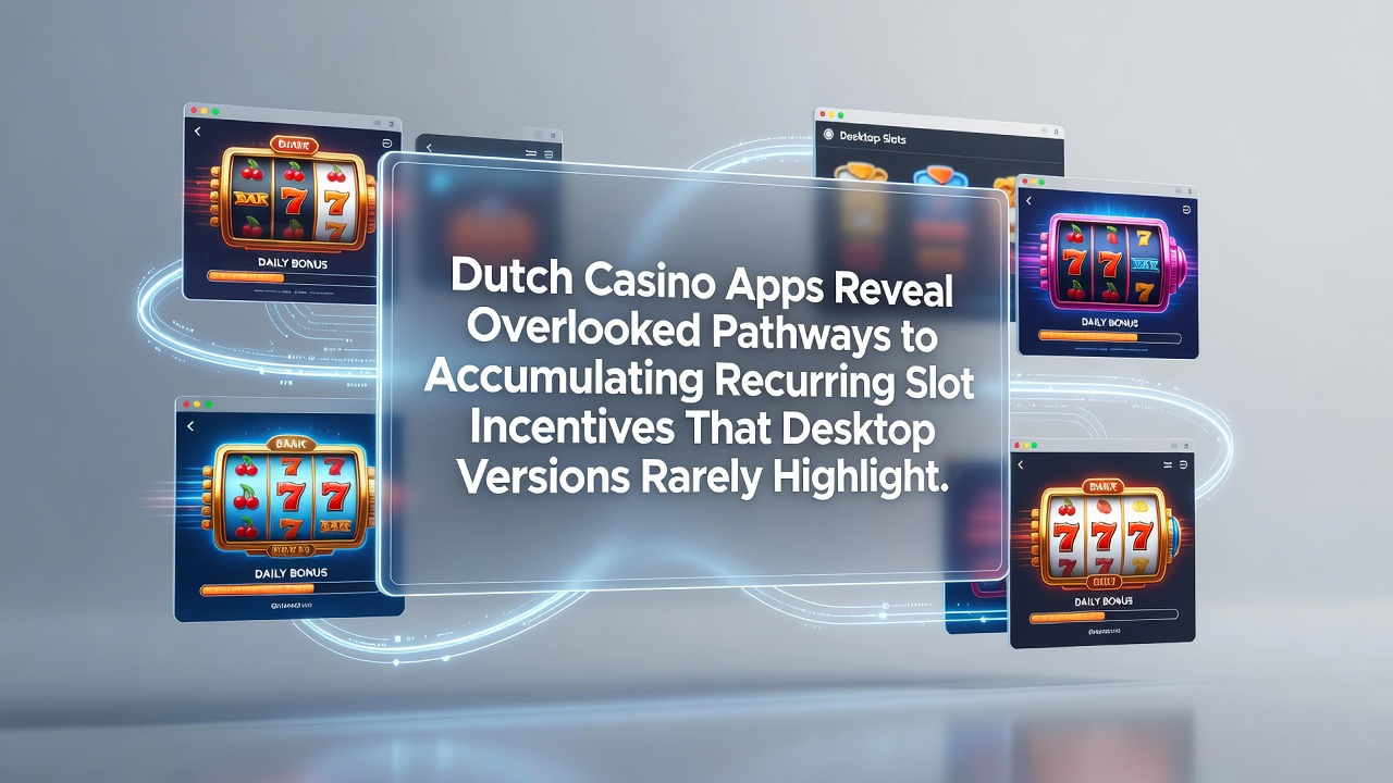 Nederlandse casino app interface met slot incentives