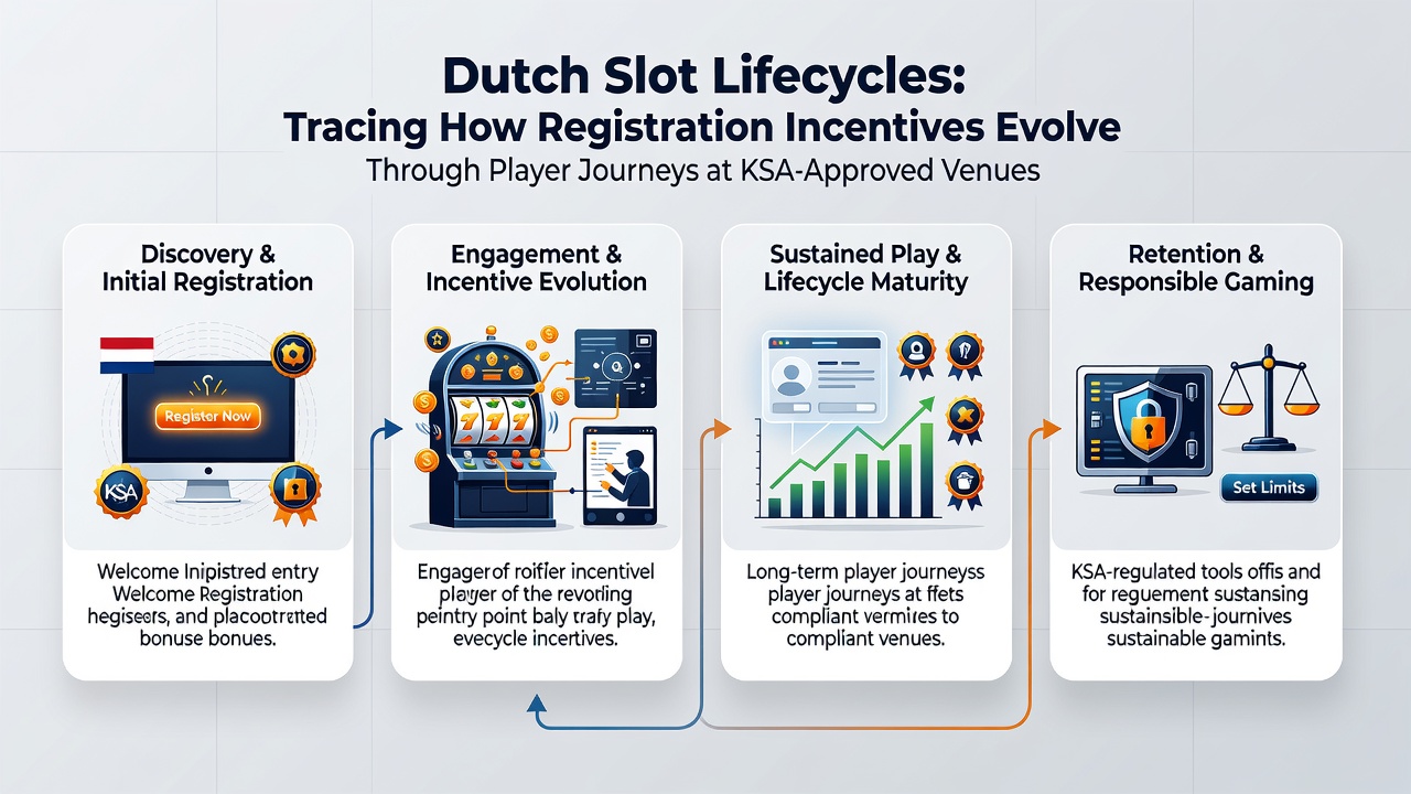 Overzicht van spelerstrajecten met evoluerende registratie-incentives bij Nederlandse slots