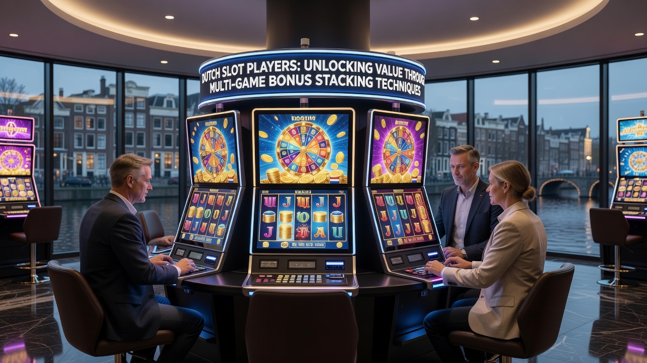Nederlandse gokkastspelers die meerdere spellen tegelijk spelen om bonussen te combineren