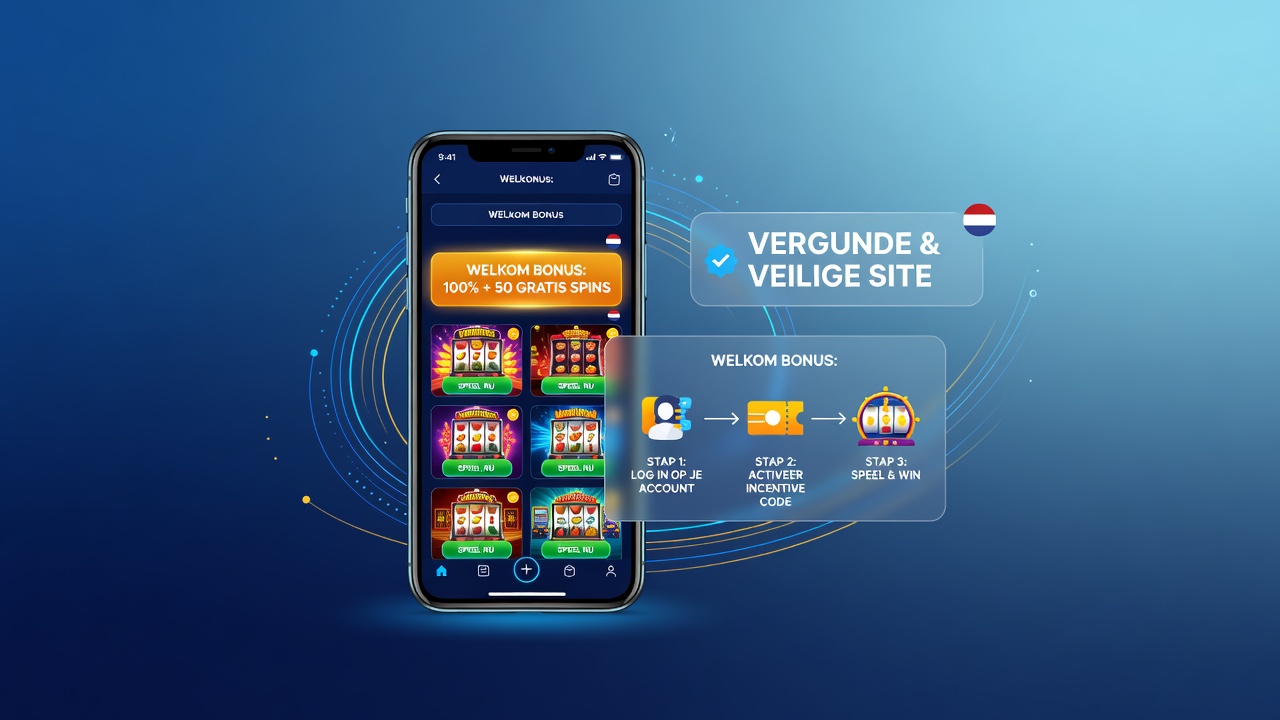 Mobiele interface voor slotbonussen op Nederlandse sites