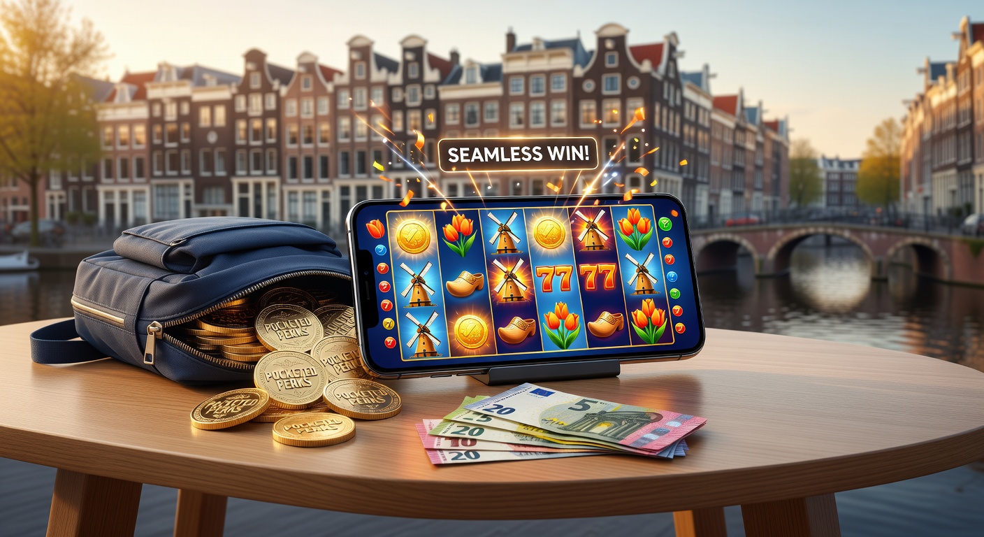 Smartphone-scherm met actieve mobiele gokkastenbonus en winnende combinaties voor Nederlandse speler