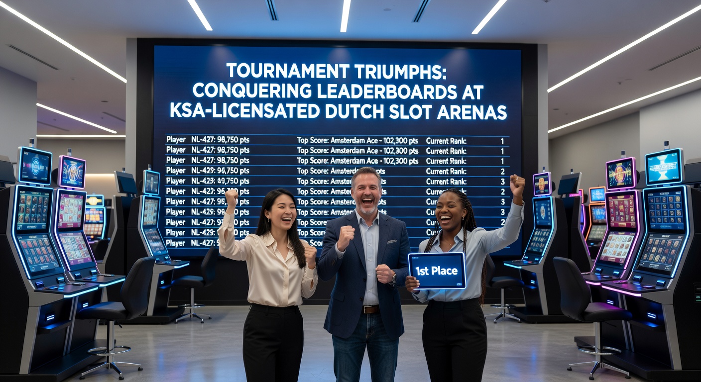 Spannende slottoernooi-leaderboard met Nederlandse spelers die strijden om de topposities in een KSA-gelicentieerd casino
