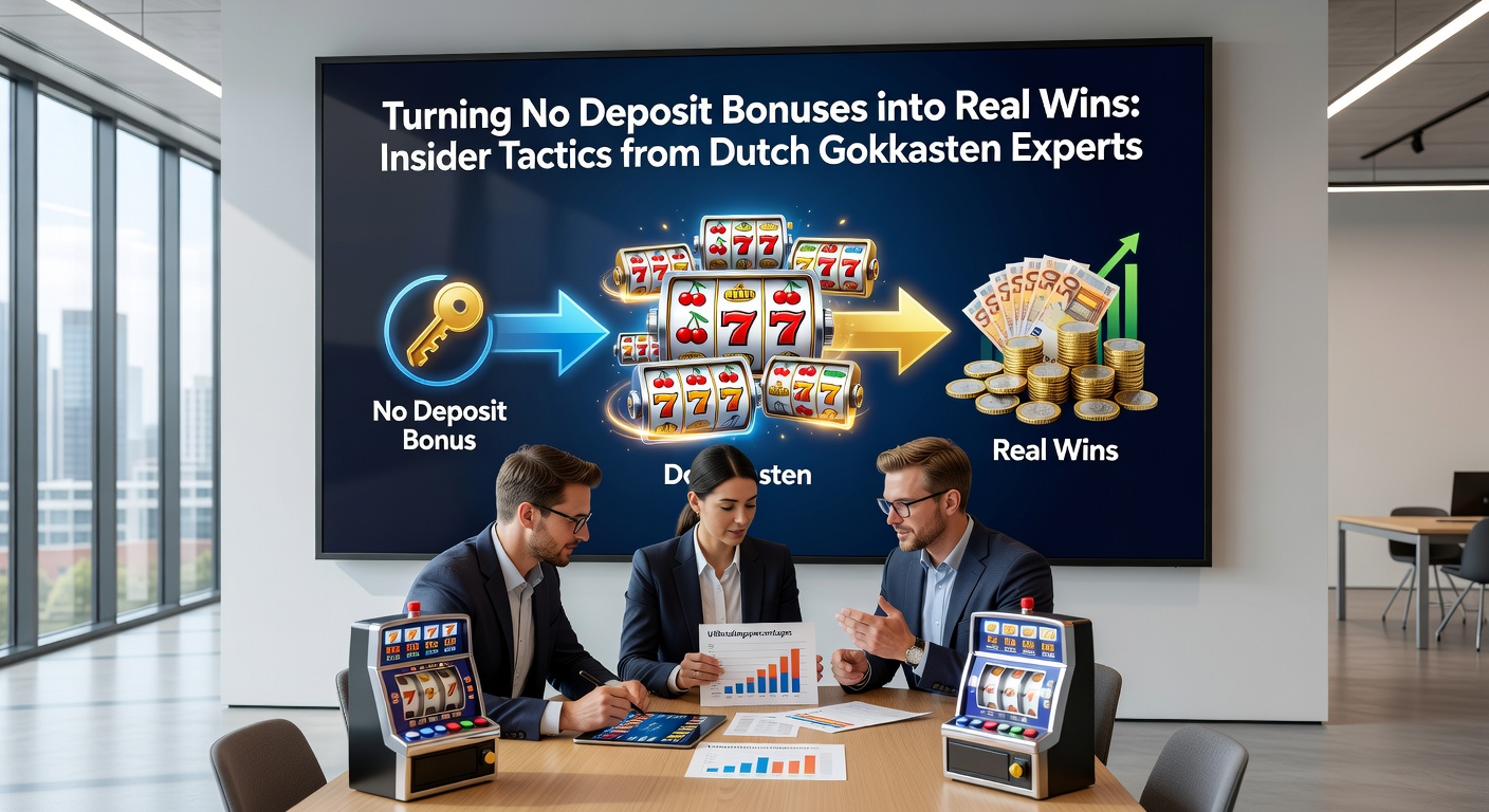 Grafiek met winstrategieën voor no deposit bonussen op Nederlandse gokkasten, inclusief RTP-curves en wagering trackers